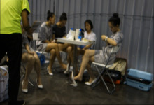 Conversations and shoe play